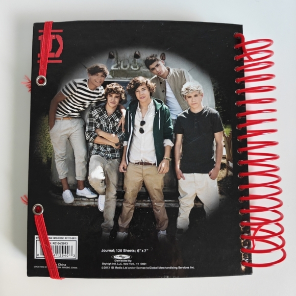 One Direction Stationery Set w/Notebook, pencils and magnet 1D Boy Band LOT NEW! - Picture 2 of 16